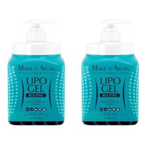 Marie D'argan Lipo Gel Reducción/Firmeza, 2 x 454 ml Each