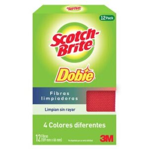 Scotch Brite Dobie Cleaning Pads Limpiadoras 12 Pieces
