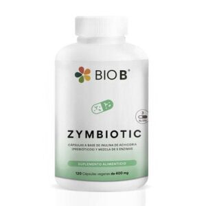 Bio B Zymbiotic Prebióticos & Mix 5 Enzimas 120 Capsules