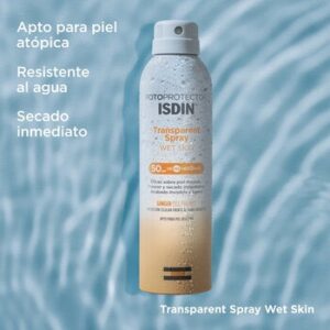 Isdin Sunscreen Transparent Spray Wet Skin 200 ml