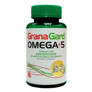GranaGard Omega 5 Nanoemulsión Oil Semilla Pomegranate Bottle with 60 Capsules 0.640g Each