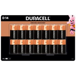 Duracell D Alkaline Batteries 14 Pack