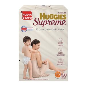 Huggies Supreme Platino Diapers Stage 7 Unisex 120 Count