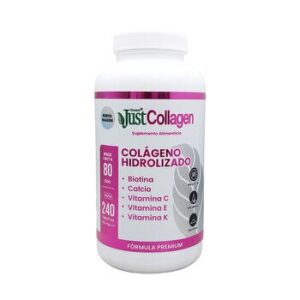 Just Collagen Hidrolizado Bottle with 240 Tabletas