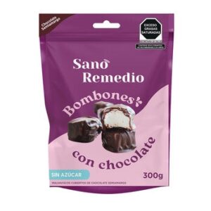 Sano Remedio Marshmallows Coated with Chocolate Sugar-Free 300 g