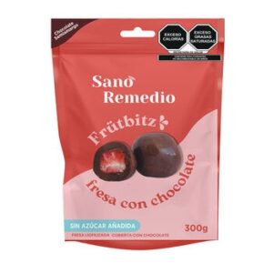 Sano Remedio Frutbitz Fresas Liofilizadas with Chocolate Sugar-Free 300 g