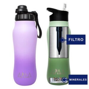 APAA Set 2 Bottles Purificadoras Agua 710mL + Accesorios