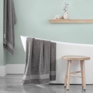 Purely Indulgent Bath Towel Gray