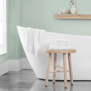 Purely Indulgent Bath Towel Set of 4 White