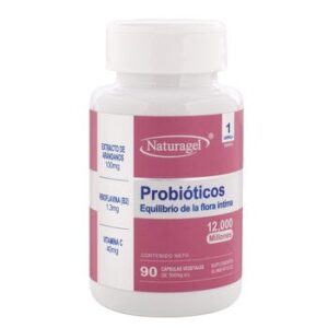 Naturagel Probióticos Equilibrio la Flora Íntima 90 Capsules