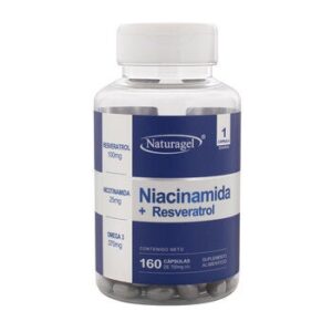 Naturagel Niacinamida + Resveratrol 160 Capsules