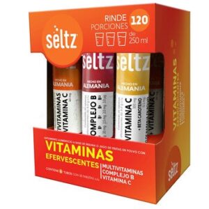 Seltz Mix Multivitaminas 6 Tubes 20 Tabletas