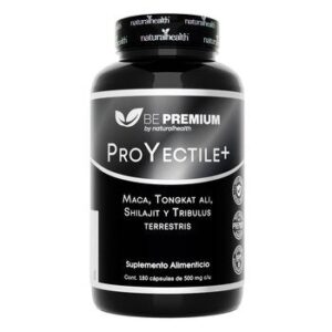 Proyectile Maca, Tongkat Ali, Shilajit & Tribulus Terrestris 180 Capsules