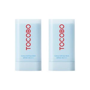 Tocobo Cotton Soft Sun Stick Sunscreen SPF50 + PA++++ 2 x 19 g Each
