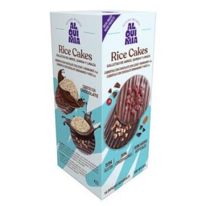 Alquimia Viva Rice Crackers, Quinoa & Flaxseed Coated Chocolate 352 g