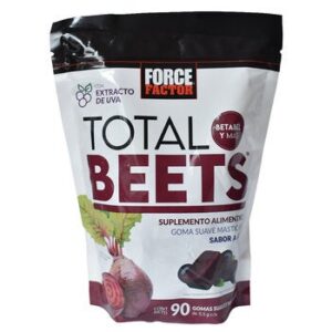 Force Factor Total Beets with extracto uva 90 gomas suaves
