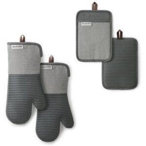 KitchenAid, Set 4 Pieces for Cocina Silicona, Varios Colores
