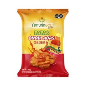Naturasol Potato Chips Onduladas with Flavor Botanera 500 g