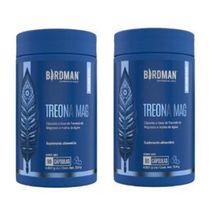 Birdman Treonato Magnesium 2 Frascos 90 Capsules