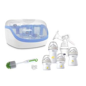 Chicco Set Inicio Lactancia with 4 Biberones & 1 Extractor Leche