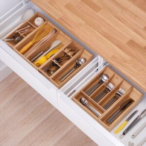 Trinity Set Organizador Cajones Bambú with Divisores, 6 Pieces