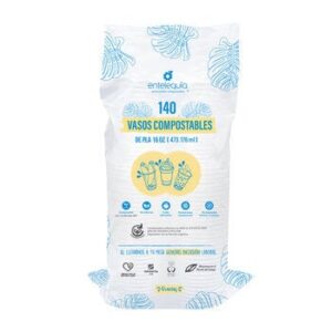 Entelequia Compostable Cups 140 x 473 ml