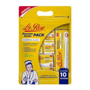 Le Roy Elastic Bandages 10 Pieces