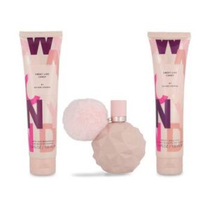 Set Ariana Grande Sweet Like Candy EDP Spray 100 ml + Body Souflee 100 ml + Shower Gel 100 ml