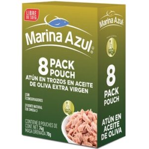 Marina Azul Tuna in Olive Oil Pouch 8 Sachets 74 g