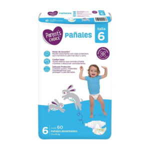 Parent's Choice Diapers Size 60 piezas