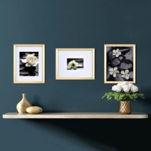 Mikasa Home Accents Set 3 Marcos 28 x 35.6 cm Madera, Varios Colores