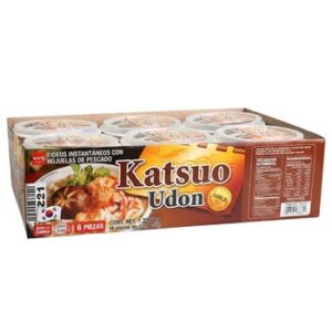 Katsuo Udon Instant Noodles with Flakes Pescado 6/221 g