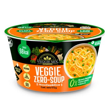 Veggie Zero Instant Soup Fideos & Rice 6/173g