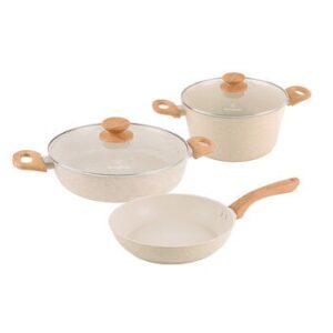 Westinghouse, Cookware Set Marmol Onix 5 Pieces