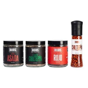 Robs by Robegrill Kit Sazonadores + Chiltepín Entero 4 pack
