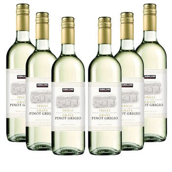 Kirkland Signature Pinot Grigio Friuli White Wine 6/750ml