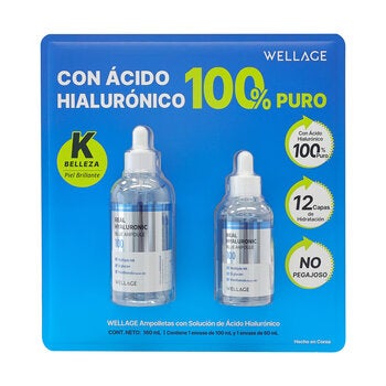 Wellage Blue Ampoule Hyaluronic Acid 160ml