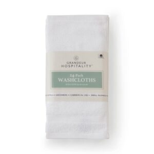 Grandeur Washcloths 24 Pieces