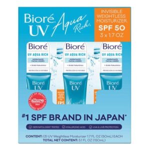 Bioré UV Aqua Rich Sunscreen SPF 50 3 Pieces