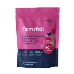 Femsitol Duo Pack Myo&D-Chiro Inositol, Ácido Fólico & D3 Powder 150 g Each