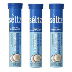 Seltz Electrolitos 3 Tubes with 13 Tabletas Efervescentes Each Flavor Coco