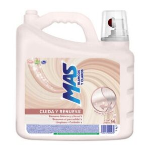 Mas Blancos & Claros Liquid Detergent 9 l