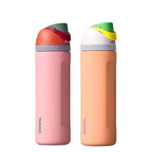 Owala FreeSip Stainless Steel 710 mL, 2 Pieces, Varios Colores