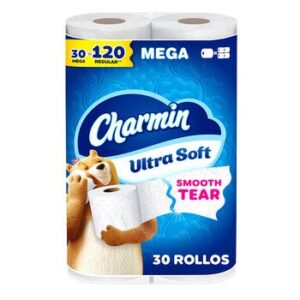 Charmin Toilet Paper Ultra Soft 30 Mega Rolls