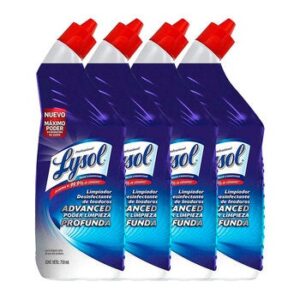 Lysol Advanced Toilet Disinfectant Cleaner 4 x 750 ml