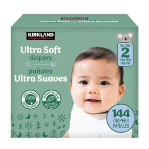 Kirkland Signature Unisex Diapers Stage 2, 144 Count
