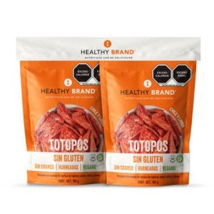 Healthy Brand Tortilla Chips Tapioca Flavor Chili & Lime 2/100 g