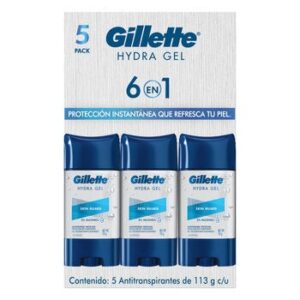 Gillette Gel Antiperspirant 6 1 Skin Guard 5 x 113 g
