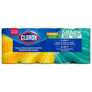 Clorox Disinfecting Wipes 5 Pieces with 85 Wipes Each