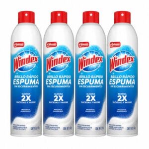 Windex Foam Glass Cleaner 4 x 538 g